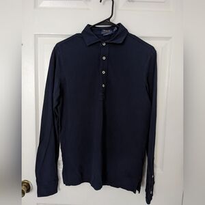 Polo by Ralph Lauren Blue Long Sleeve Polo Shirt
